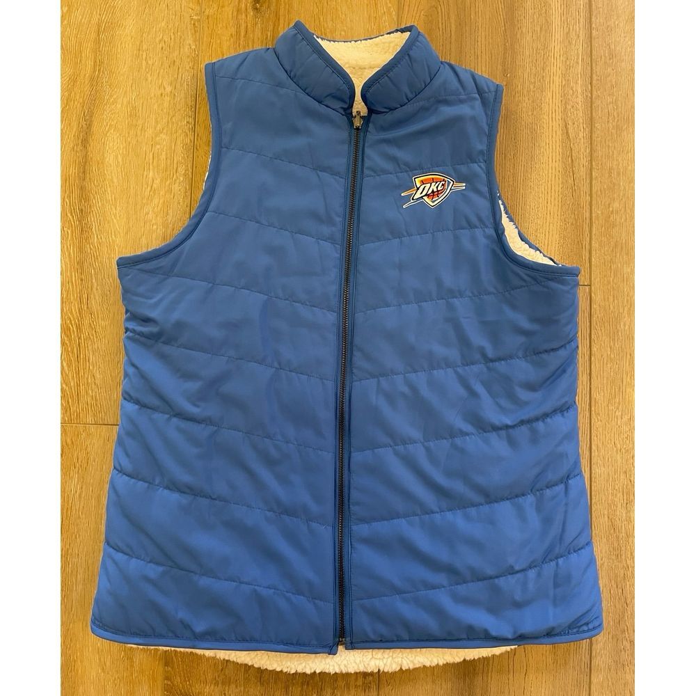 Oklahoma City Thunder women's Colesseum‎ Athletics reversible fleece vest
